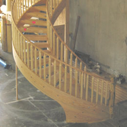 Log Stairs