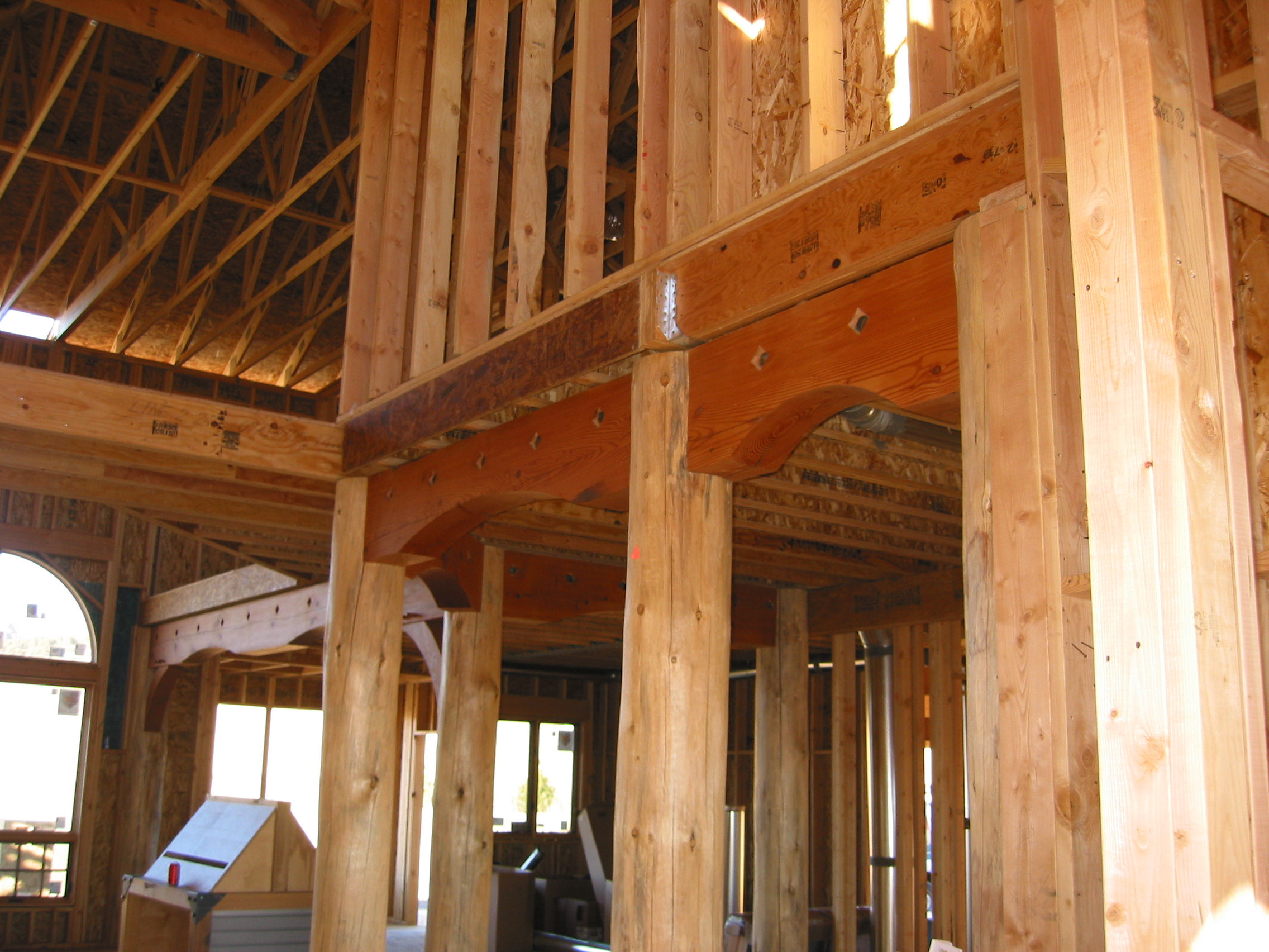 Log Stairs